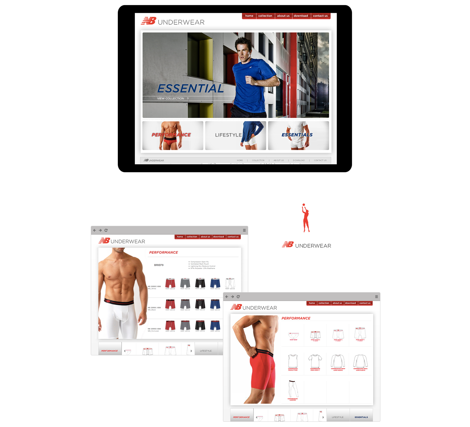 Lolly NYC | New Balance Underwear B2B website |